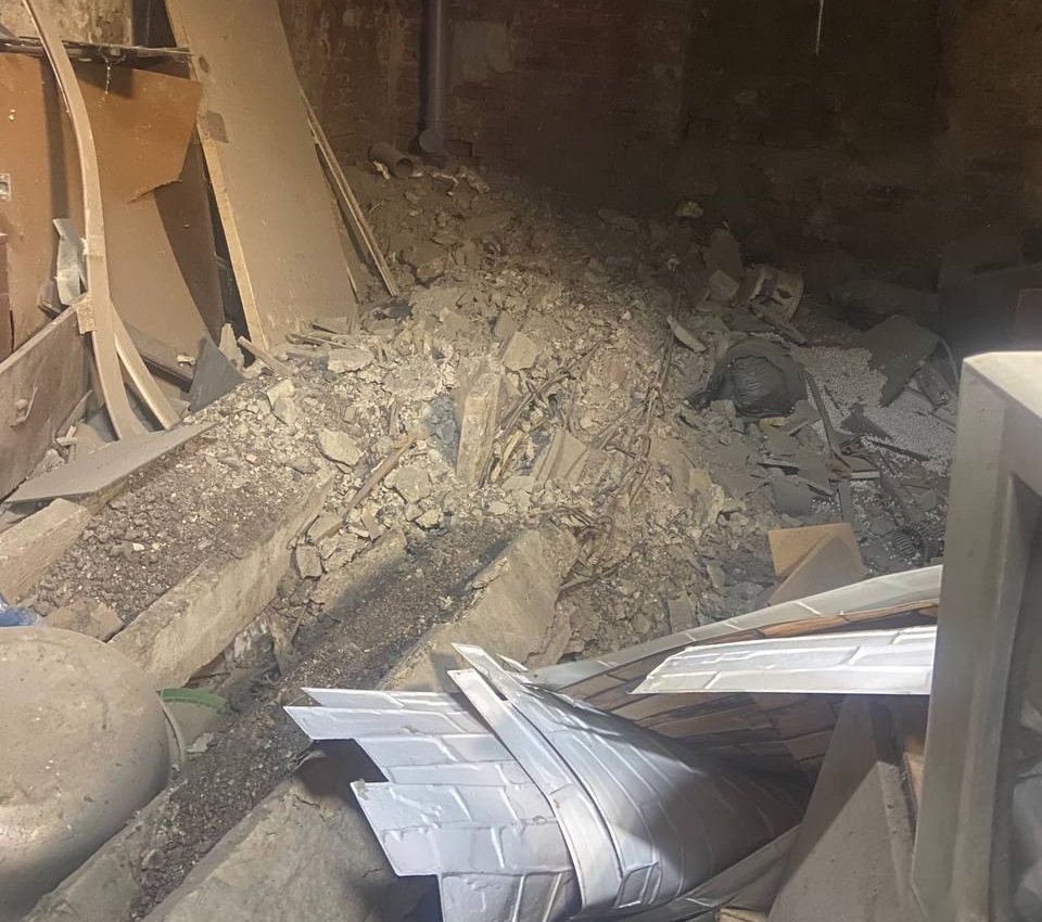 В саратовской двухэтажке на Лунной обрушились подвальные перекрытия